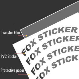vinyl pvc sticker layerup