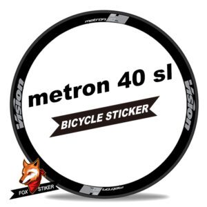 Road Bicycle Wheels Rim Decal Stickers for Vision Metron 40 SL