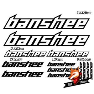 Bicycle Frame Decal Stickers for Banshee 02