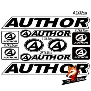 Bicycle Frame Decal Stickers for Author-02
