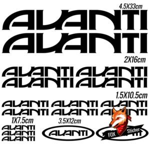 Bicycle Frame Decal Stickers for Avanti 03