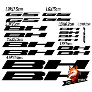 Bicycle Frame Decal Stickers for BH 01