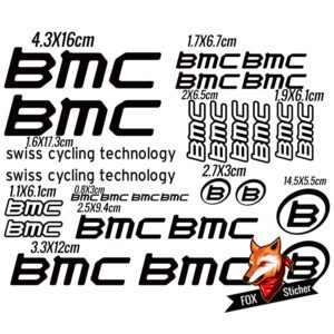 Bicycle Frame Decal Stickers for BMC 02