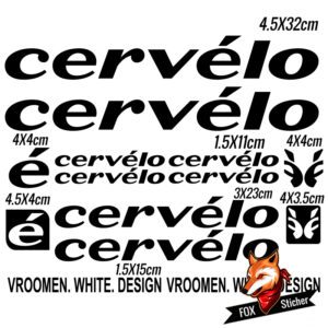Bicycle Frame Decal Stickers for Cervelo 02