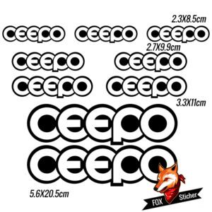 Bicycle Frame Decal Stickers for Ceepo 03