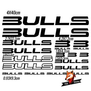 Bicycle Frame Decal Stickers for Bulls
