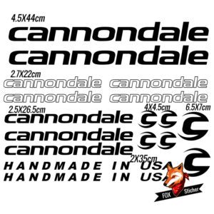 Bicycle Frame Decal Stickers for Cannondale 01