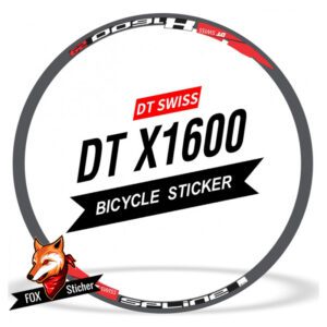 Mountain Bicycle Wheels MTB Rim Decal Stickers for DT SWISS 1600 Spline Bicycle Wheel Sticker