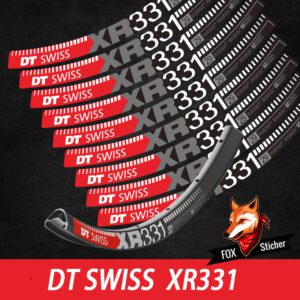 Mountain Bicycle Wheels MTB Rim Decal Stickers for DT SWISS XR331 mtb wheel sticker