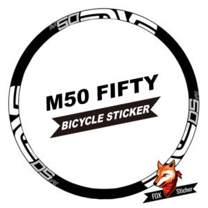Mountain Bicycle Wheels MTB Rim Decal Stickers for ENVE M50 FIFTY