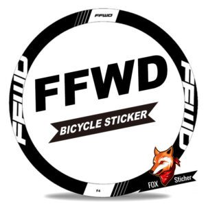 Bicycle Wheels Rim Decal Stickers for Fast Forward FFWD F3D / F3R 30mm 2019