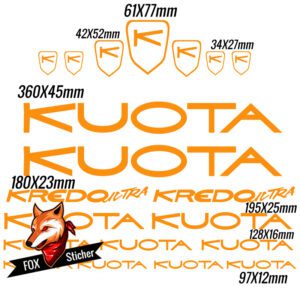 Bicycle Frame Decal Stickers for Kuota 01 - Image 3