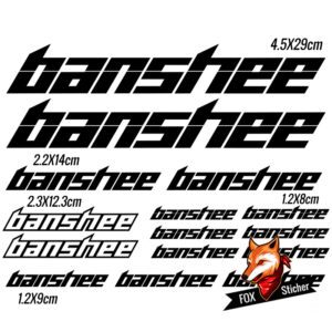 Bicycle Frame Decal Stickers for Banshee 01