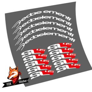 Bicycle Wheels Rim Decal Stickers for Deda Elementi SL45