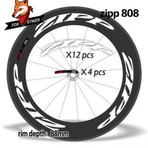 Bicycle Wheels Rim Decal Stickers for ZIPP rim size 24/30/35/38/45/50/55/58/60/76/80/88mm