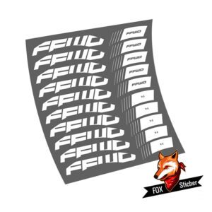 Bicycle Wheels Rim Decal Stickers for Fast Forward FFWD F3D / F3R 30mm 2019 - Image 3