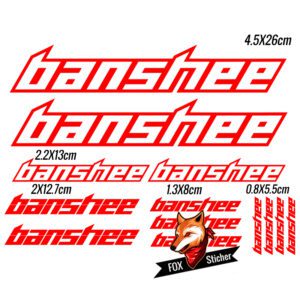 Bicycle Frame Decal Stickers for Banshee 02 - Image 3