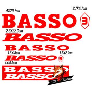 Bicycle Frame Decal Stickers for Basso 01 - Image 3