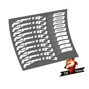 Bicycle Wheels Rim Decal Stickers for Fast Forward FFWD F3D / F3R 30mm 2019 - Image 4