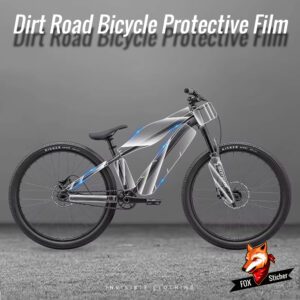 Slope Road Bike Sticker Protective Film Transparent Protective Cover Invisible Car Cover Frame TPU Waterproof Renovation Universal Accessories
