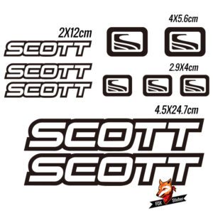 Bicycle Frame Decal Stickers for SCOTT 02