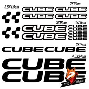 Bicycle Frame Decal Stickers for CUBE 3