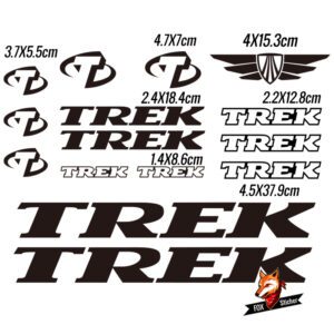 Bicycle Frame Decal Stickers for TREK 02