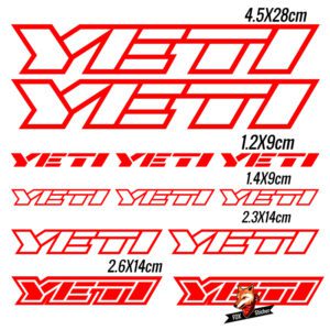 Bicycle Frame Decal Stickers for YETI 02 - Image 3