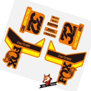 Mountain Bicycle Fork Decal Stickers for FOX Factory 32 SC