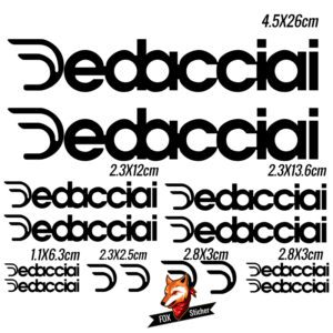 Bicycle Frame Decal Stickers for DEDACCIAI 01
