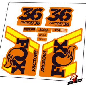 Mountain Bicycle Fork Decal Stickers for FOX Factory 36 boost 2020