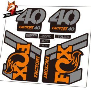 Mountain Bicycle Fork Decal Stickers for FOX Factory 40 boost