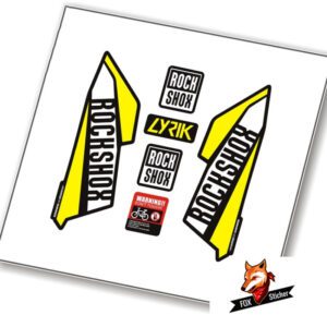 Mountain Bicycle Fork Decal Stickers for rock shox lyrik