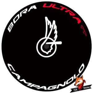 Bicycle Disc Wheel Stickers for Campagnolo Bora Ultra TT Disc Wheel Decals