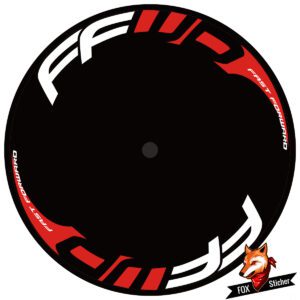 Bicycle Disc Wheel Stickers-FFWD Wheel Decals