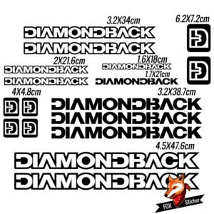 Bicycle Frame Decal Stickers for DIAMONDBACK 01