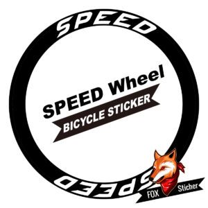 Customize Bicycle Wheels Stickers for SPEED Logo Decals