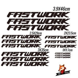 Bicycle Frame Decal Stickers for FASTWORK