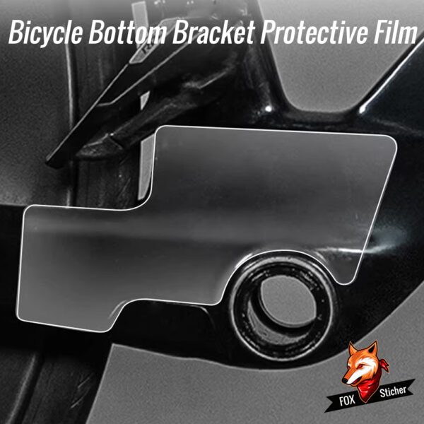 Bicycle Bottom Bracket Protective Sticker, Road Bike Chain Guard Anti-Scratch Decal, Suitable for Specialized and Trek, Waterproof Film