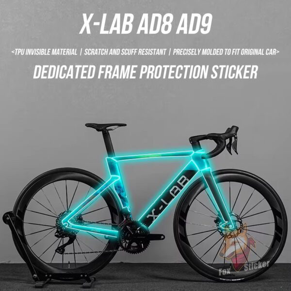 1 适用于喜德盛小辣堡AD8/AD9公路车贴纸车架车衣防水隐形保护贴膜