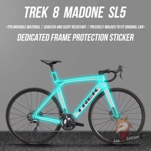 适用于TREK8代MADONE SL5公路车隐形车衣贴纸保护贴膜