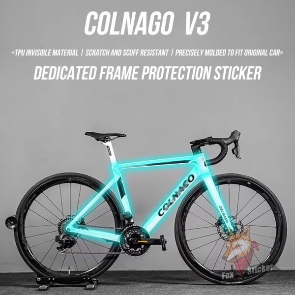 适用于Colnago V3 公路自行车贴纸隐形车衣防水透明保护贴膜