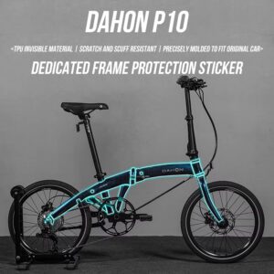 适用于DAHON P10折叠自行车隐形车衣车架防水防刮TPU保护贴膜