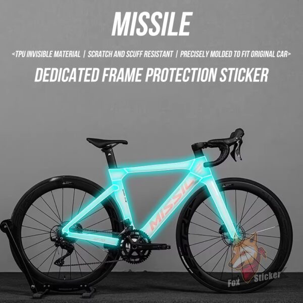 适用于Missile水星公路自行车贴纸防水防刮车衣车架保护贴