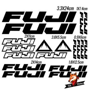 Bicycle Frame Decal Stickers for FUJI 03