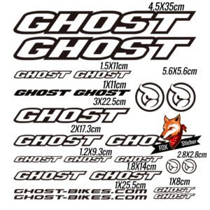 Bicycle Frame Decal Stickers for GHOST 02