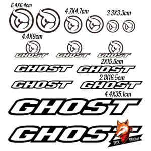 Bicycle Frame Decal Stickers for GHOST 05