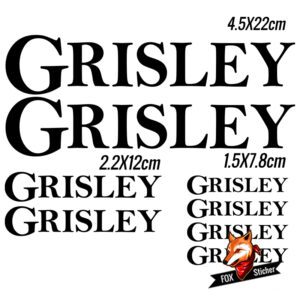 Bicycle Frame Decal Stickers for Grisley