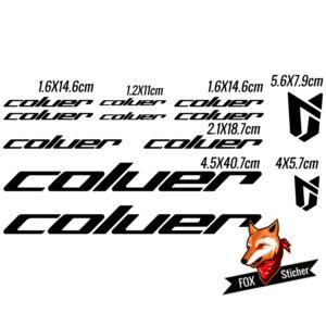Bicycle Frame Decal Stickers for Coluer