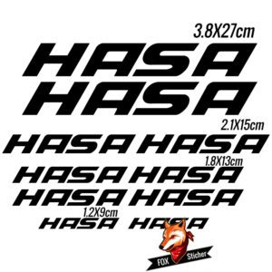 Bicycle Frame Decal Stickers for HASA